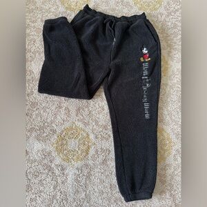 Disney World Black Joggers